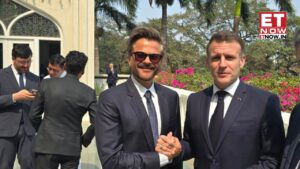 Anil Kapoor and Emmanuel Macron’s Mumbai Meeting Sparks Viral Memes, Celebrates India-France Cultural Ties and Cinema Collaboration